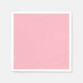 Serviette En Papier Rose Fleur de Cerisier Uni (Devant)