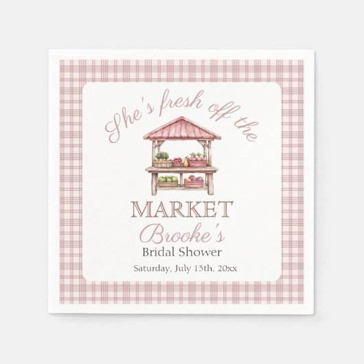 Serviette En Papier Rose Fraîchement arrivée sur le marché Mariage Cha (Devant)