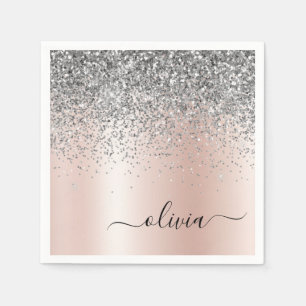 Serviette En Papier Rose Gold