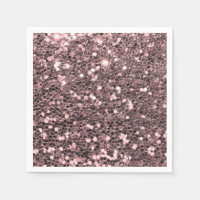 Rose Gold Faux Parties scintillant Étincelles