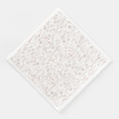 Serviette En Papier Rose Gold Floral (Coin)