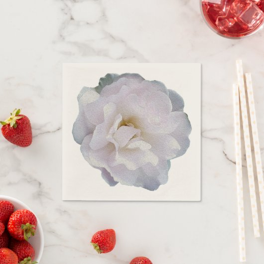 Serviette En Papier Rose gris rose (En situation)