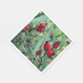 Serviette En Papier Rose hanche Automne Phtographie Papier Napkin (Coin)