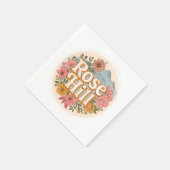 Serviette En Papier Rose Hill (Coin)