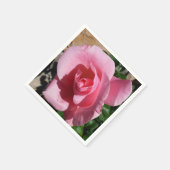 Serviette En Papier Rose III Jardin Floral (Coin)