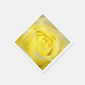 Serviette En Papier Rose jaune (Coin)