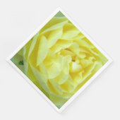 Serviette En Papier Rose jaune (Coin)