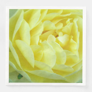 Serviette En Papier Rose jaune