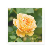 Rose jaune orange personnalisée