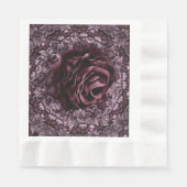 Serviette En Papier Rose Mandala (Devant)