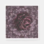 Serviette En Papier Rose Mandala (Devant)