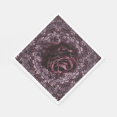 Serviette En Papier Rose Mandala (Coin)