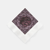 Serviette En Papier Rose Mandala (Coin)