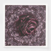 Serviette En Papier Rose Mandala (Devant)