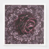 Serviette En Papier Rose Mandala (Devant)