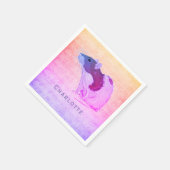 Serviette En Papier Rose Pet Rat Ajouter Votre Nom Rat (Coin)