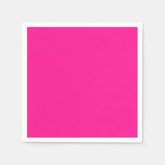 Serviette En Papier Rose plastique