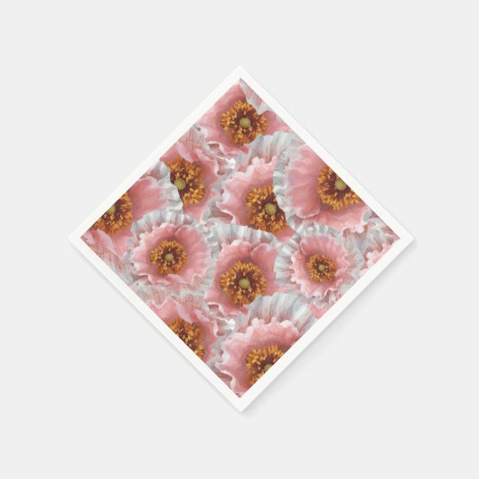 Serviette En Papier rose pop (Coin)