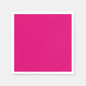Serviette En Papier Rosé profond (Devant)
