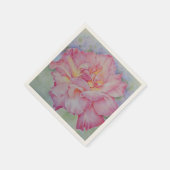 Serviette En Papier Rose rose (Coin)