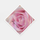 Serviette En Papier Rose rose (Coin)