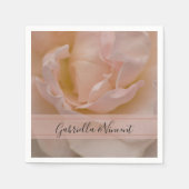 Serviette En Papier Rose rose pâle rose rose Mariage (Devant)