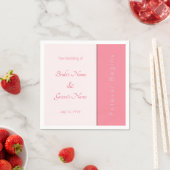 Serviette En Papier Rose Rose Pour Jamais Commence Simplement Un Maria (En situation)