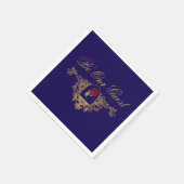 Serviette En Papier Rose rouge de beauté (Coin)