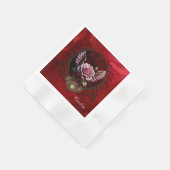 Serviette En Papier Rose Steampunk (Coin)