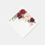Serviette En Papier Rose victorien Jardin élégant papier Napkin (Coin)