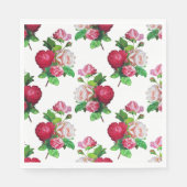 Serviette En Papier Roses à profusion (Devant)