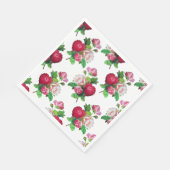 Serviette En Papier Roses à profusion (Coin)