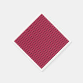 Serviette En Papier Roses magenta (Coin)