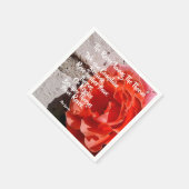 Serviette en papier Roses parmi les épines (Coin)