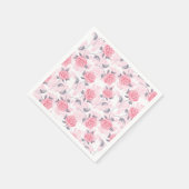 Serviette En Papier Roses roses (Coin)