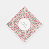 Serviette En Papier Roses roses roses roses romantiques Chic Fête des (Coin)