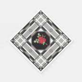 Serviette En Papier Roses rouges, rétro (Coin)