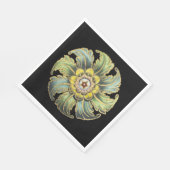 Serviette En Papier Rosette architecturale antique n° 1 (Coin)