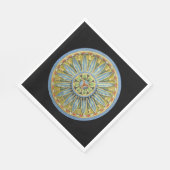 Serviette En Papier Rosette architecturale antique n° 2 (Coin)