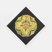 Serviette En Papier Rosette architecturale antique n° 3 (Coin)