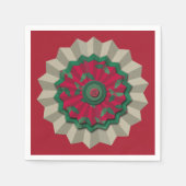 Serviette En Papier Rosette Holly (Devant)