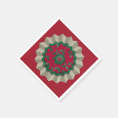 Serviette En Papier Rosette Holly (Coin)
