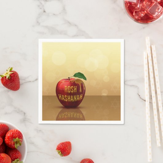 Serviette En Papier Rosh Hashanah Juif Nouvel An Honey Apple (En situation)