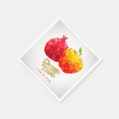 Serviette En Papier Rosh Hashanah Napkins grenade Shana Tova (Coin)