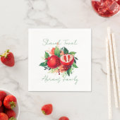 Serviette En Papier Rosh Hashanah Shanah Tovah grenade (En situation)