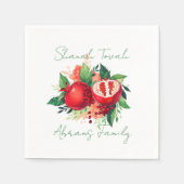 Serviette En Papier Rosh Hashanah Shanah Tovah grenade (Devant)