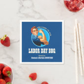 Serviette En Papier Rosie Riveter LABOR DAY BBQ (En situation)