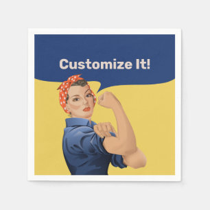 Serviette En Papier Rosie the Riveter