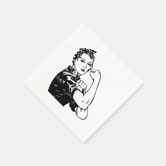 Serviette En Papier Rosie the Riveter (Coin)