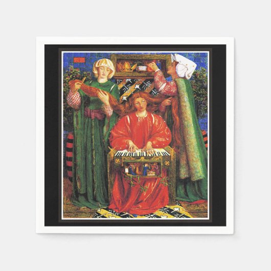 Serviette En Papier Rossetti - Une Carol de Noël (Devant)